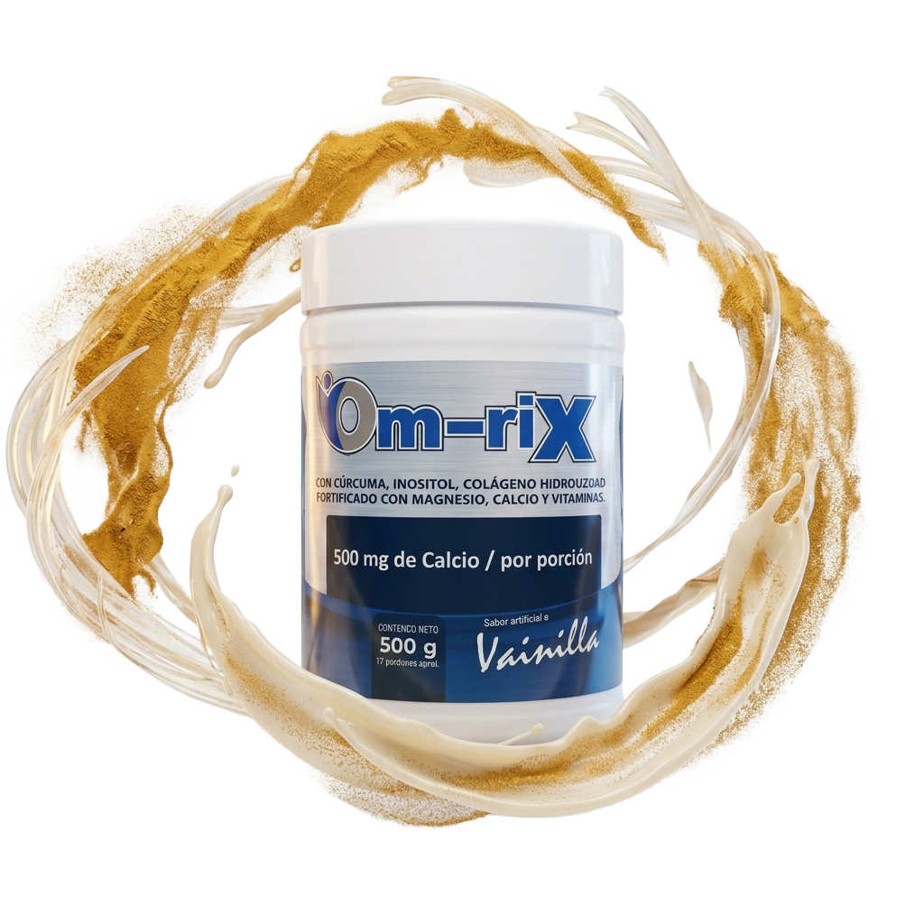 OM-RIX — Calcio + Colágeno + Cartílago de Tiburón + Vitamina D