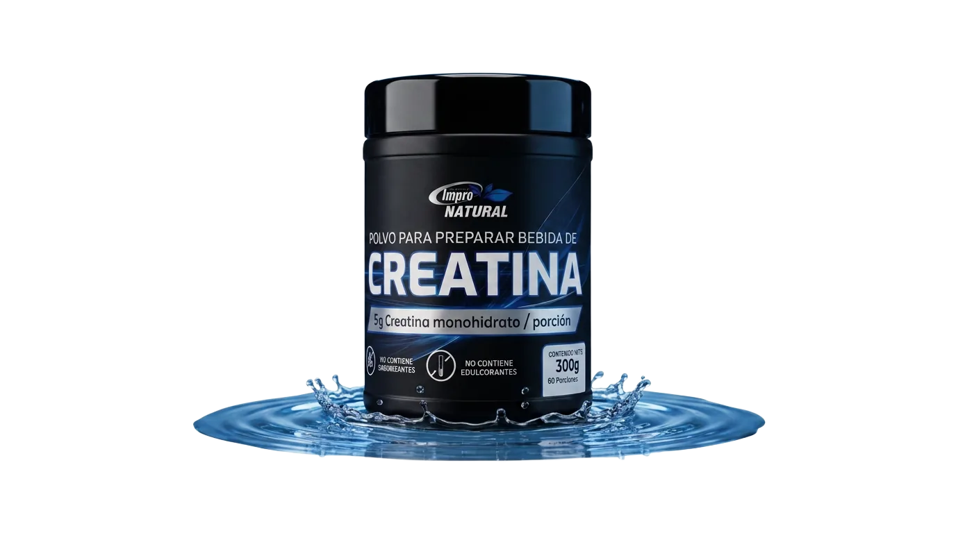 CREATINA MONOHIDRATADA — Fuerza, potencia y recuperación muscular